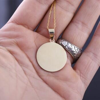 14 Ayar Altın Kolye (Kişiye özel isim yazılır) - Osmanlı Pazar