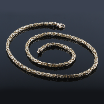 14 Ayar ALTIN Kral Zincir Orta Boy Kolye - Osmanlı Pazar