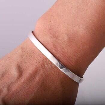 925 Ayar Gümüş Bileklik El İşçiliği - Osmanlı Pazar