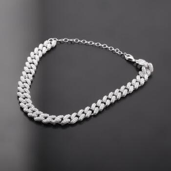 925 Ayar Gümüş Gurme Zincir Unisex Bileklik - Osmanlı Pazar