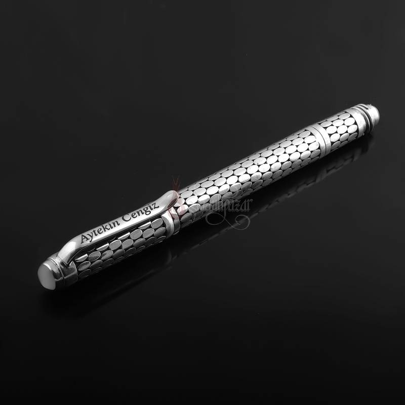 925 Ayar Tamamı Gümüş Kalem (GKM005)
