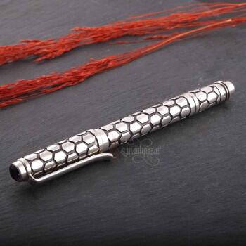 925 Ayar Tamamı Gümüş Kalem (GKM006) - Osmanlı Pazar