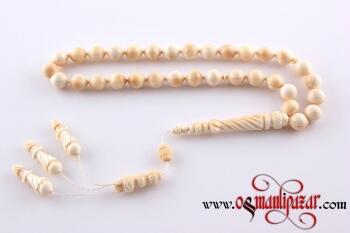 Balina Dişi 3'lü Semazen İmameli El işi Tesbih - Osmanlı Pazar