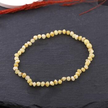 Bebek Diş Kolyesi Gerçek Damla Kehribar - Osmanlı Pazar