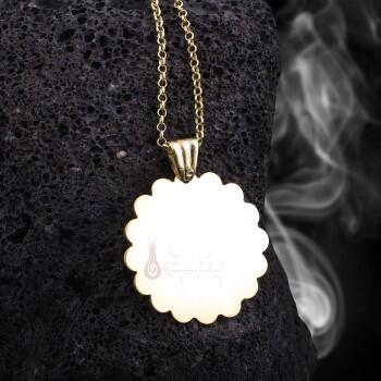 Çiçek Model 14 Ayar Altın İsim Yazılabilir Kolye - Osmanlı Pazar