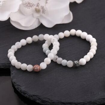 Çiftlere Özel Aytaşı Kombin Bileklik - Osmanlı Pazar