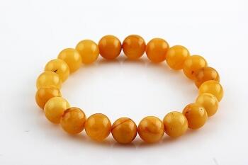 Damla Kehribar Bileklik Küre Kesim - Osmanlı Pazar