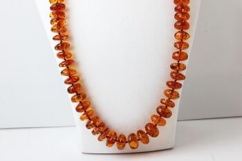 Damla Kehribar Çay Demi Kolye - Osmanlı Pazar