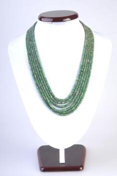 Doğal Zümrüt Kolye 6'lı Dizi Gerdanlık - Osmanlı Pazar