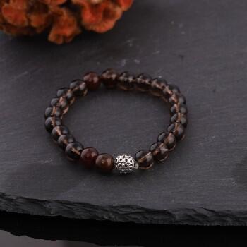 Dumanlı Kuvars Doğal Taşlı Unisex Bileklik - Osmanlı Pazar