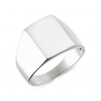 Düz Dikdörtgen 925 Ayar Gümüş Yüzük - Osmanlı Pazar