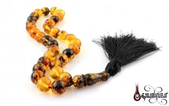 Fosilli Damla Kehribar Tesbih - Osmanlı Pazar