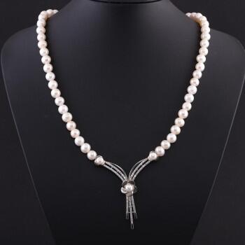 İnci Doğal Taşlı Özel Tasarım Kolye - Osmanlı Pazar