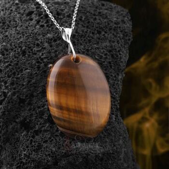 Kaplangözü Doğal Taşlı Unisex Kolye - Osmanlı Pazar