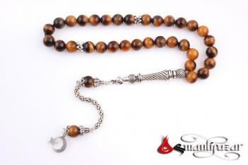 Kaplangözü Taşı Tesbih Küre Kesim 925 Püsküllü - Osmanlı Pazar