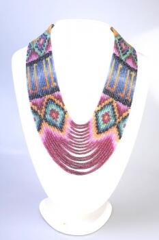 Karışık Doğal YAKUT - ZÜMRÜT - SAFİR Taşlı Gerdanlık - Osmanlı Pazar