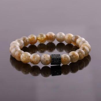 Labradorit Doğal Taşlı Unisex Bileklik - Osmanlı Pazar