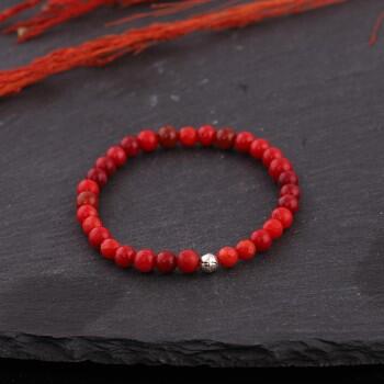 Mercan Doğal Taşlı Unisex Bileklik - Osmanlı Pazar