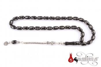 Oltu Tesbih 925 Tuğralı Püsküllü - Osmanlı Pazar