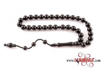 Oltu Tesbih el yapımı Küre Kesim Küçük Boy Tesbih - Osmanlı Pazar