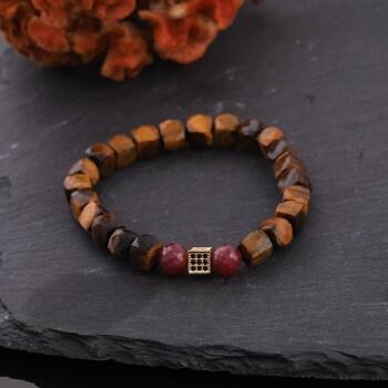 Orjinal Kaplangözü Doğal Taşlı Bay Bayan Bileklik - Osmanlı Pazar