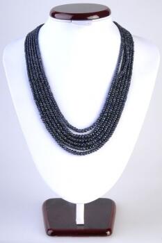 Orjinal Safir Taşlı Gerdanlık 6'lı Dizi - Osmanlı Pazar