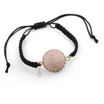 Pembe Kuvars Taşı Mührü Süleyman Bay Bayan Örgü Bileklik - Osmanlı Pazar