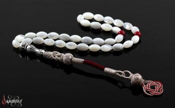 Sedef Tesbih Arpa Kesim Kazaz Püsküllü - Osmanlı Pazar