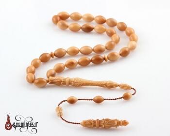 Selamet Şeker Usta Yapımı Kalem İşçilikle Narçıl Tesbih - M2 - Osmanlı Pazar