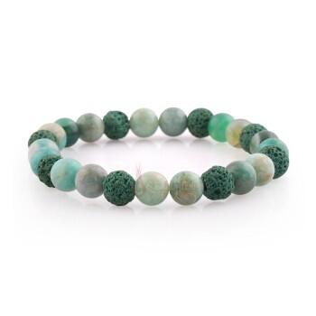 Yeşil Lav Taşı ve Amazonit Doğal Taşlı Bileklik - Osmanlı Pazar